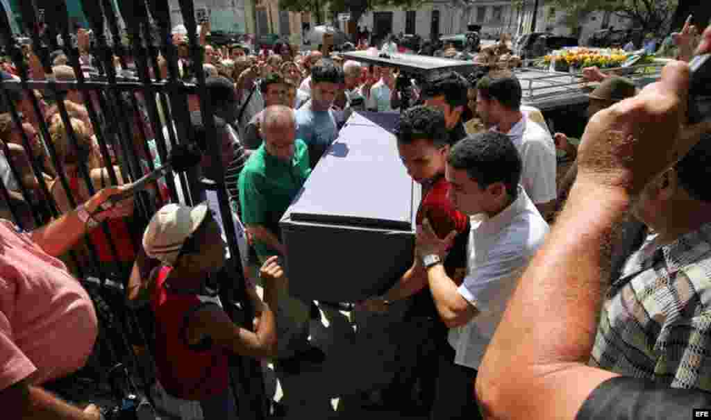 Funerales del líder del Movimiento Cristiano Liberación Oswaldo Payá Sardiñas