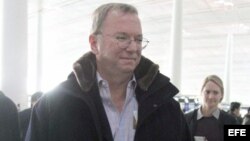 Eric Schmidt de viaje a Corea del Norte