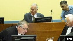 Ratko Mladic en el juicio de La Haya