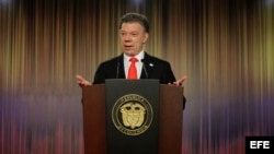 El presidente de Colombia, Juan Manuel Santos.