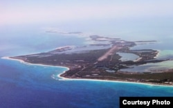 Imagen aérea de Cayo Largo.