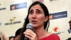 Yoani Sánchez hace declaraciones a los Martí desde la República Checa