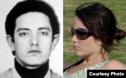 El terrorista chileno Juan Gutiérrez Fischmann y su hija Gabriela, nieta de Raúl Castro (foto Cuba al Descubierto)