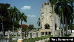 Cementerio de Santa Ifigenia en Santiago de Cuba. 