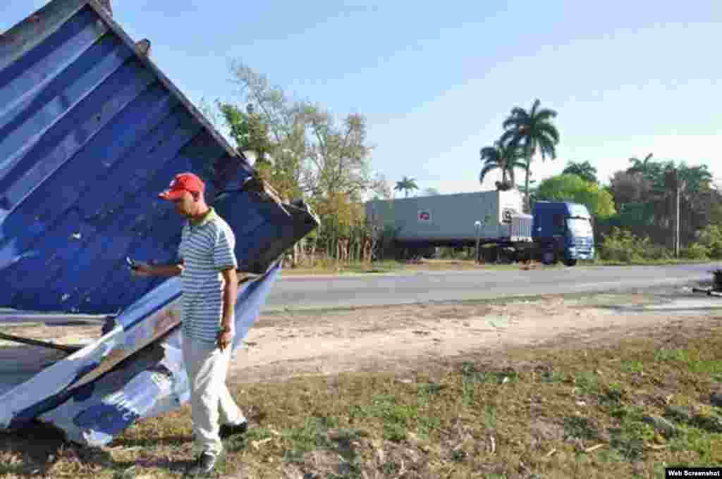 &nbsp; Accidente de tránsito en Jatibonico, Sancti Spíritus.