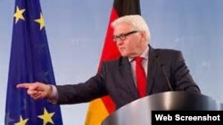 El ministro de Relaciones Exteriores de Alemania, Frank Walter Steinmeier.